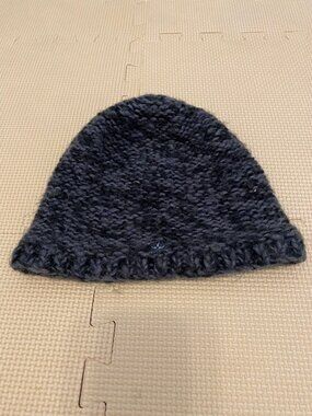Pistil Chunky Knit Beanie Hat Charcoal Black One Size Winter